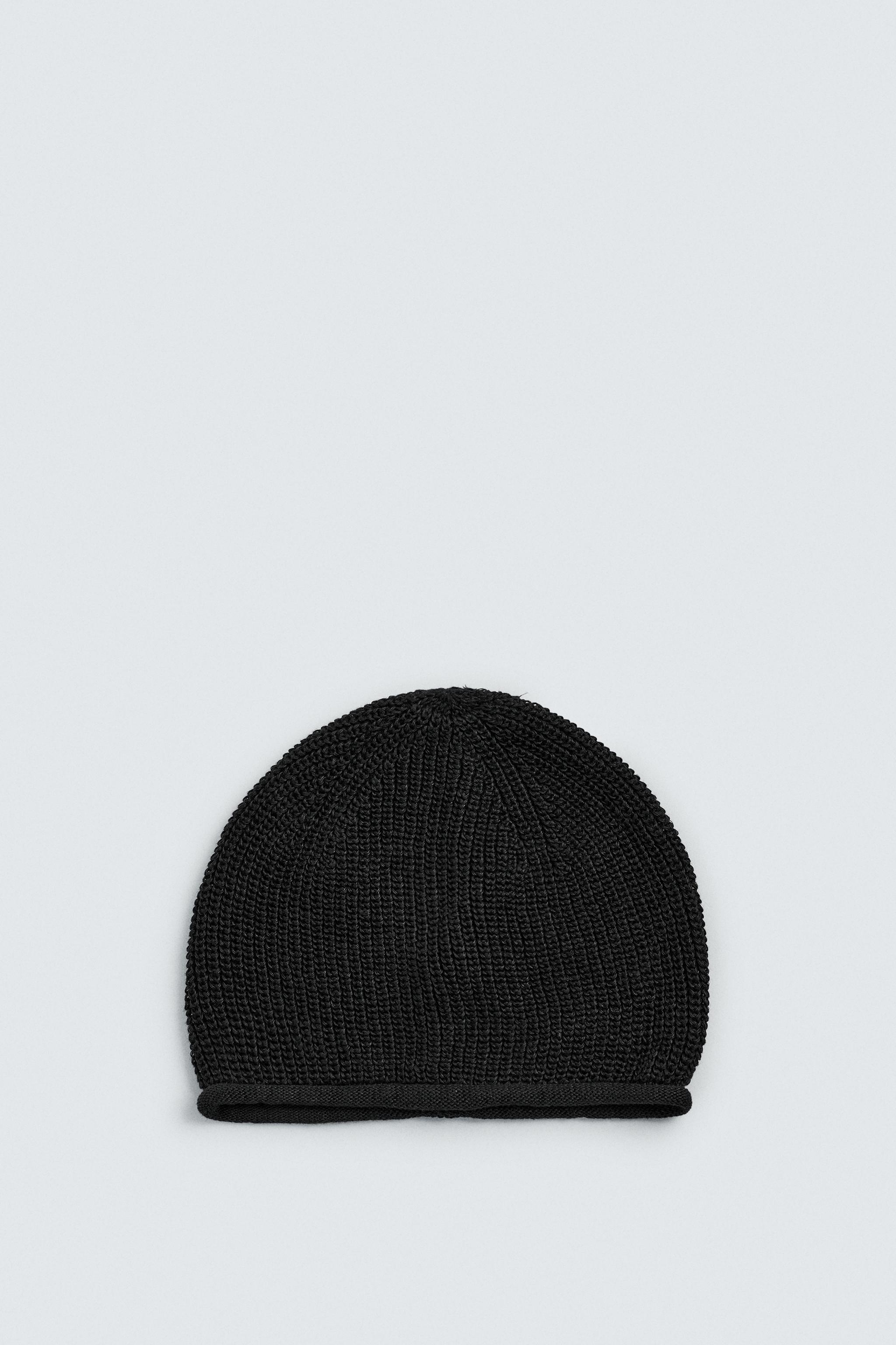 100% LINEN KNIT HAT